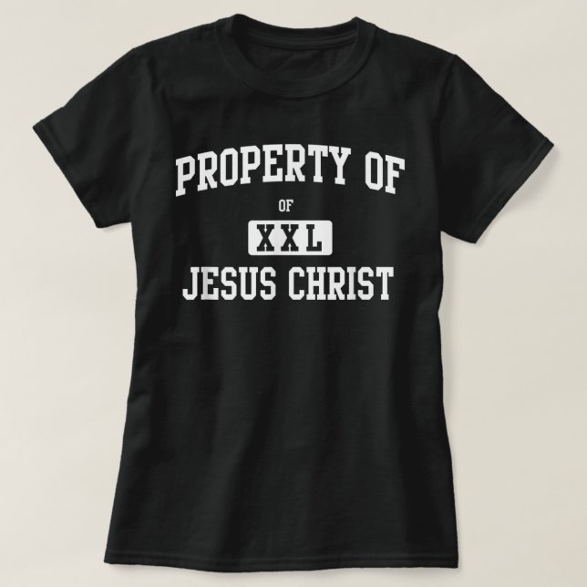 Vermögen des T - Shirt Jesus Christus (Design vorne)