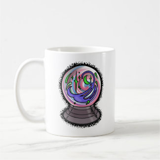 Vermögens-Erzähler-Kristallball-Tasse Kaffeetasse