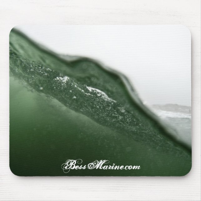 Vermögens-Felsen-Brandungs-Mausunterlage Mousepad (Vorne)