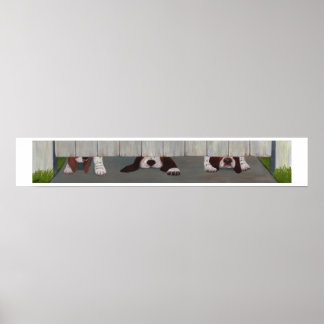 Vermögenswerte am Tor Poster