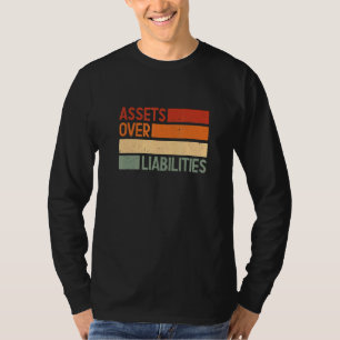 Vermögenswerte über Verbindlichkeiten Die wichtigs T-Shirt