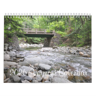 Vermont 2026 - Calendrier