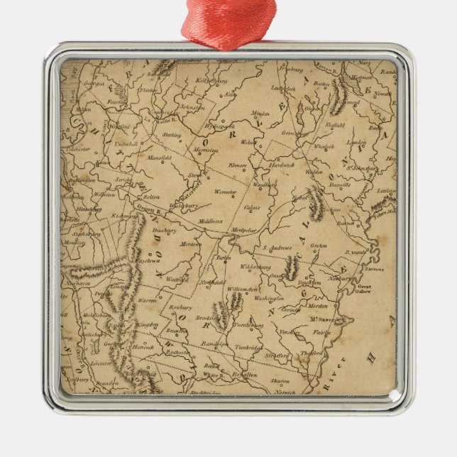 Vermont 5 ornament aus metall (Vorne)