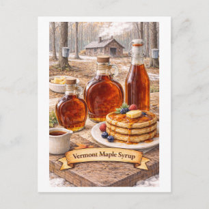 Vermont Ahornsirup (Amerikanische Lebensmittelreih Postkarte