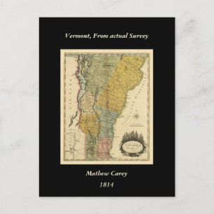 Vermont, Aus der aktuellen Umfrage - Vintage Karte