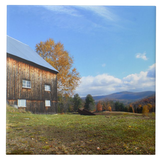 Vermont Barn Keramik Tile Fliese (Vorderseite)