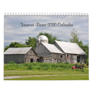 Vermont Barns - Calendrier 2020