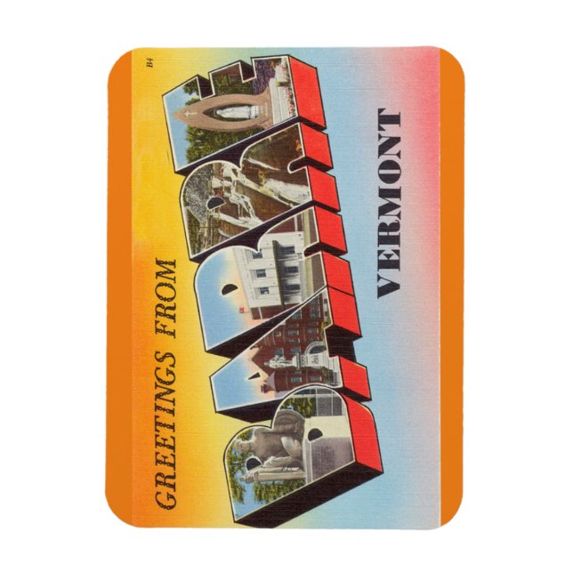 Vermont, Barre Magnet (Vertical)