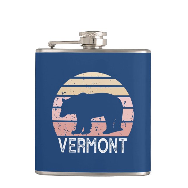 Vermont Bear Flachmann (Vorderseite)