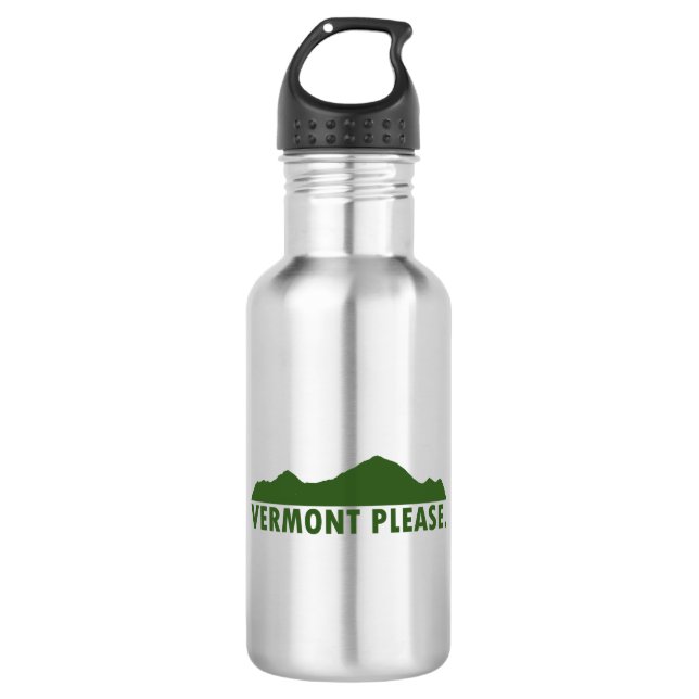 Vermont Bitte Edelstahlflasche (Vorderseite)