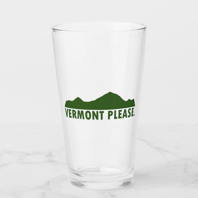 Vermont Bitte Glas (Vorderseite)