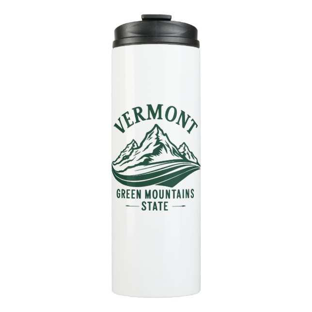 Vermont Der grüne Staat Thermosbecher (Vorderseite)