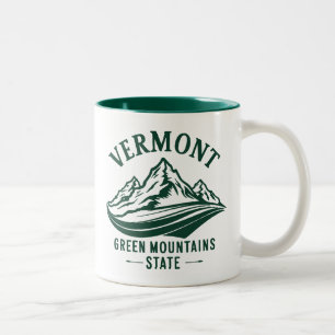Vermont Der Staat der grünen Berge Zweifarbige Tasse