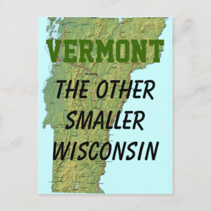 Vermont: Die anderen kleineren Wisconsin Postkarte