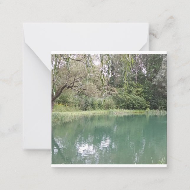 Vermont Fall Scene Card Mitteilungskarte (Vorderseite)