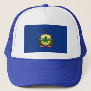 Vermont Flag Hat Truckerkappe