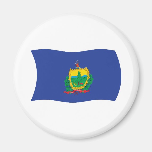 Vermont Flag Magnet (Vorne)