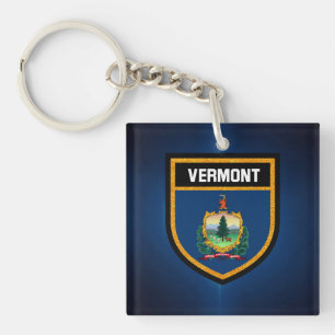 Vermont-Flagge Schlüsselanhänger