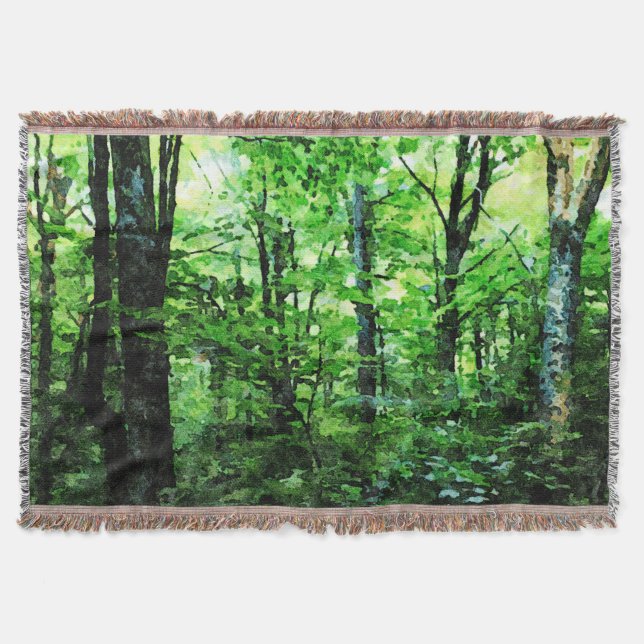 Vermont Forest im Sommer Decke (Vorderseite)