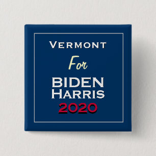Vermont für BIDEN HARRIS 2020 Square Button