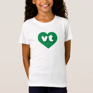 Vermont green heart - I Liebe vt T-Shirt