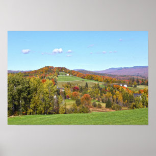 Vermont-Hang in Herbst Poster