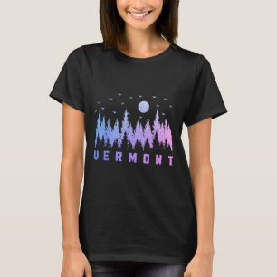 Vermont Kiefernbaum Naturliebhaber Wald Wandern T-Shirt