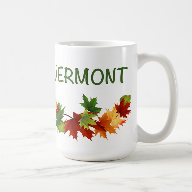 Vermont-Laub-Tasse Kaffeetasse (Rechts)