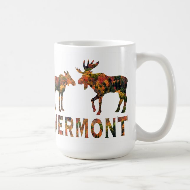 Vermont-Laub-Tasse Kaffeetasse (Rechts)