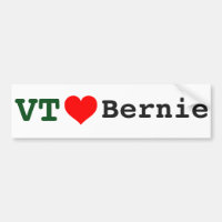 Vermont-Liebe-Bernie-Autoaufkleber