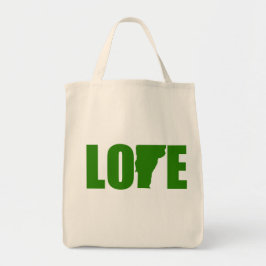 Vermont-Liebe-Lebensmittelgeschäft-Taschen-Tasche Tragetasche