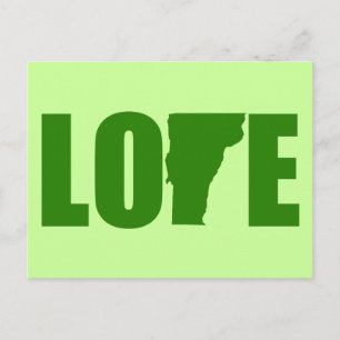 Vermont Liebe Postkarte