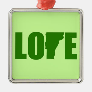 Vermont-Liebe-Verzierung Ornament Aus Metall