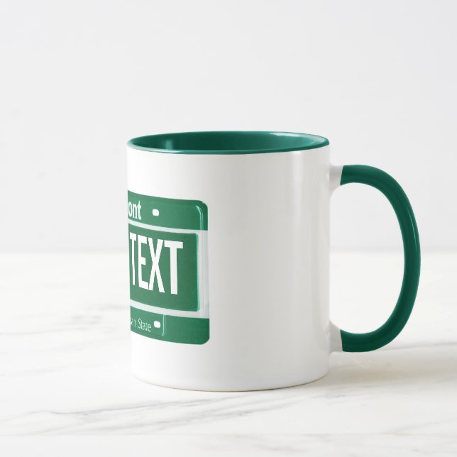 Vermont-Lizenzplatten-Tasse Tasse (Rechts)