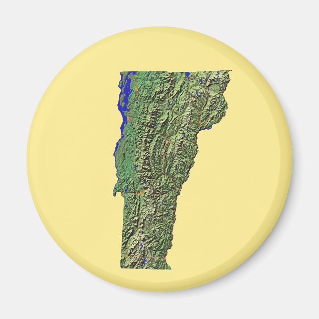Vermont Map Magnet (Vorne)