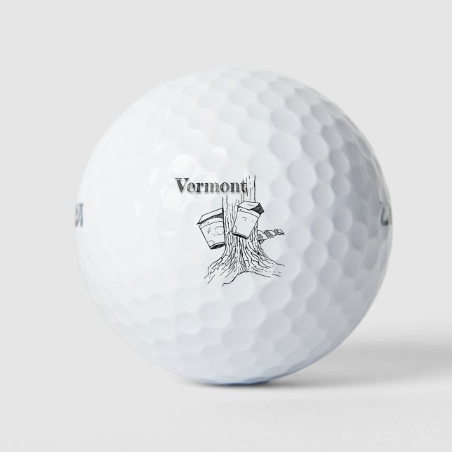 Vermont Maple Trees Golfball (Vorderseite)