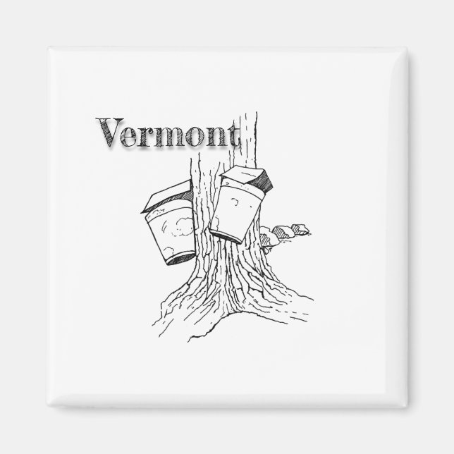 Vermont Maple Trees Magnet (Vorne)