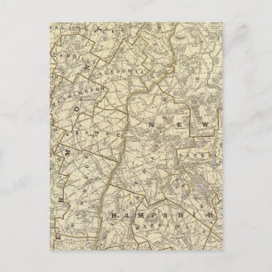 Vermont, New Hampshire Postkarte