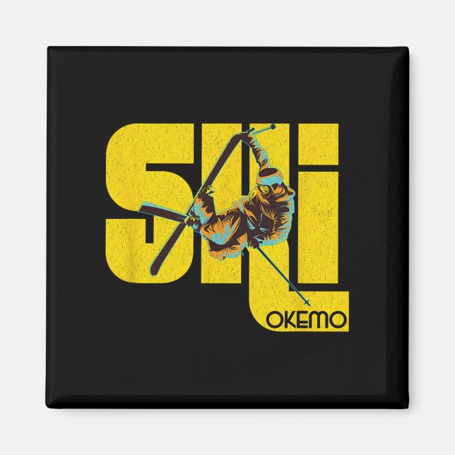 Vermont Okemo Mountain Ski Magnet (Vorne)