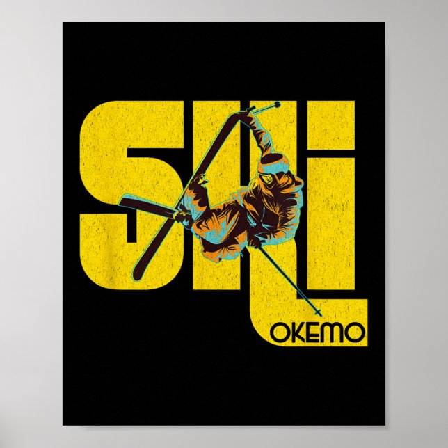 Vermont Okemo Mountain Ski Poster (Vorne)