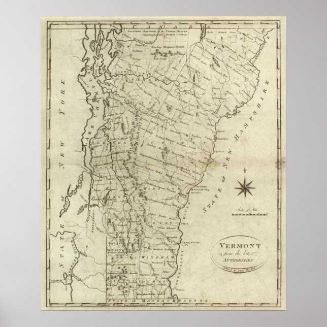 Vermont Poster (Vorne)