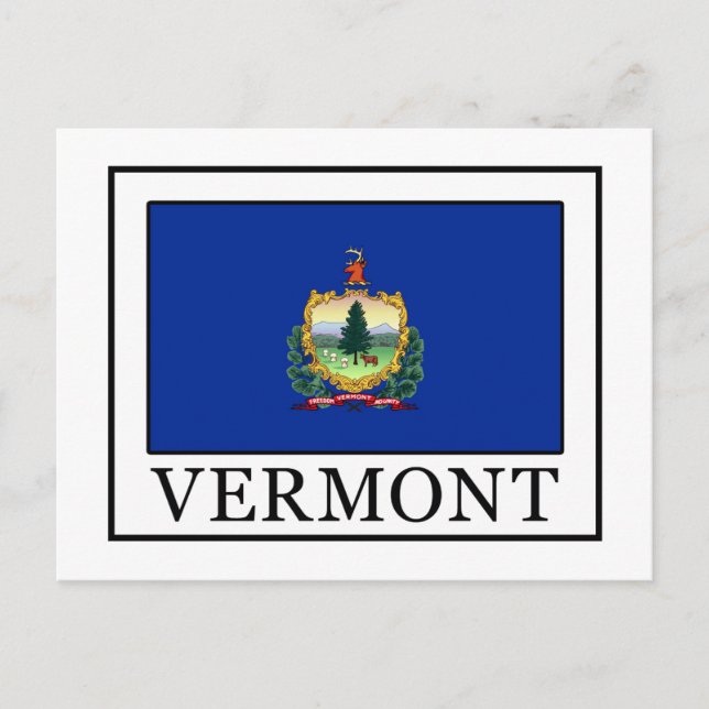 Vermont Postkarte (Vorderseite)