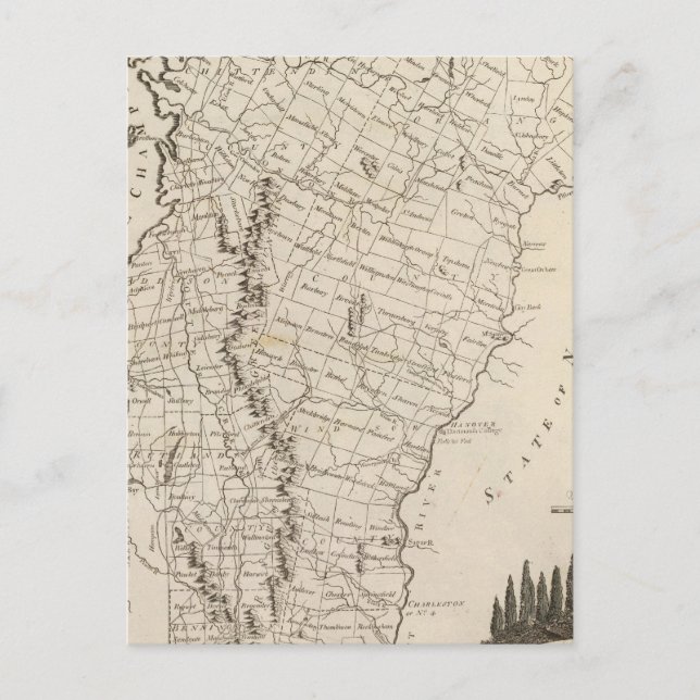 Vermont Postkarte (Vorderseite)