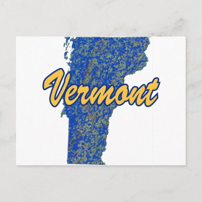 Vermont Postkarte (Vorderseite)