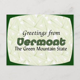 Vermont Postkarte