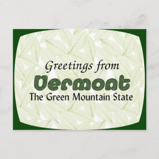 Vermont Postkarte