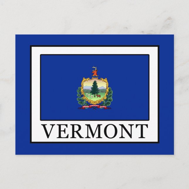 Vermont Postkarte (Vorderseite)