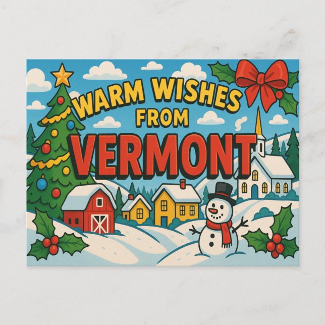 VERMONT Postkarte (Vorderseite)