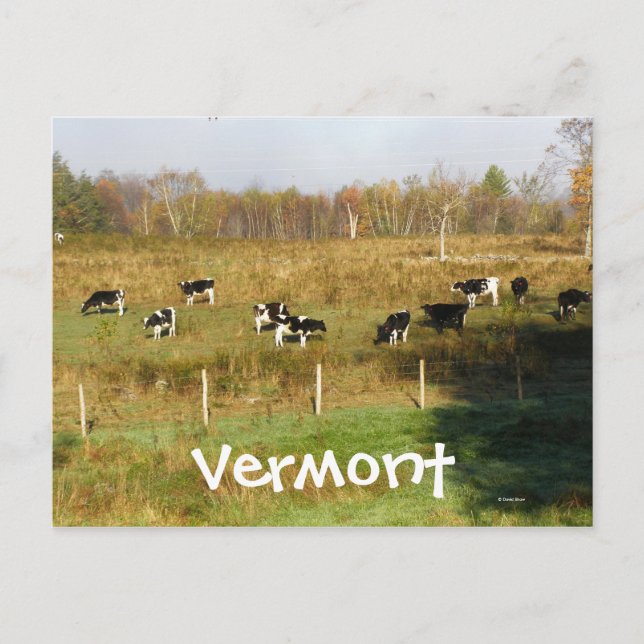 Vermont Postkarte (Vorderseite)