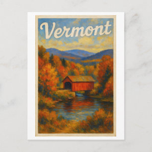 Vermont-Postkarte Postkarte